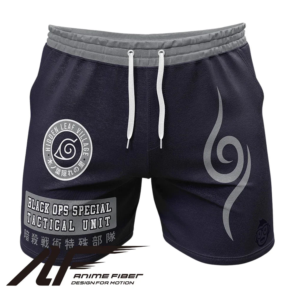 Naruto Shippuden Kakashi Anbu V2 Gym Shorts