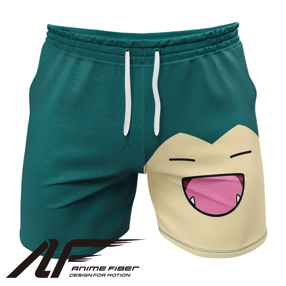 Pokémon Snorlax Face Gym Shorts