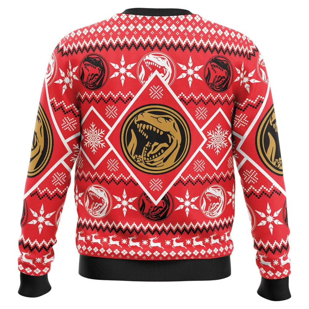Power Rangers Red Ranger Christmas Sweatshirt