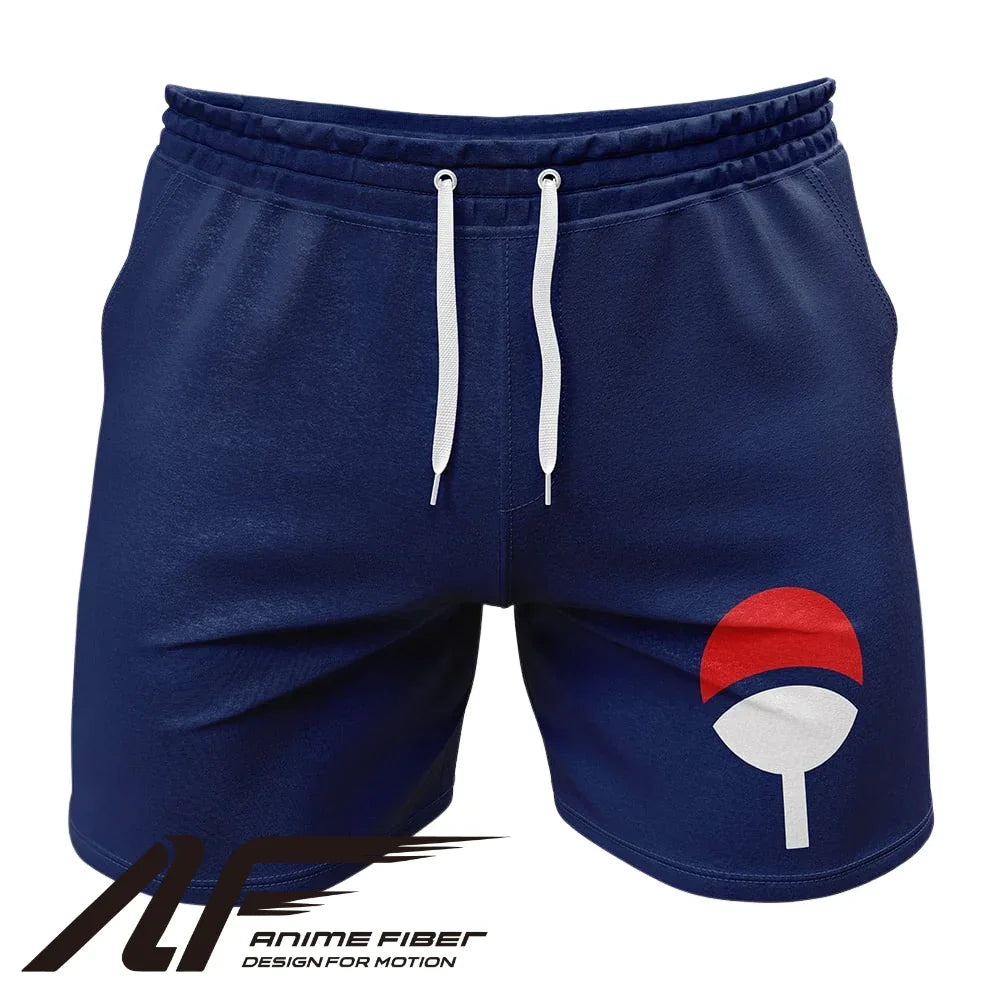 Naruto Shippuden Uchiha Symbol Gym Shorts
