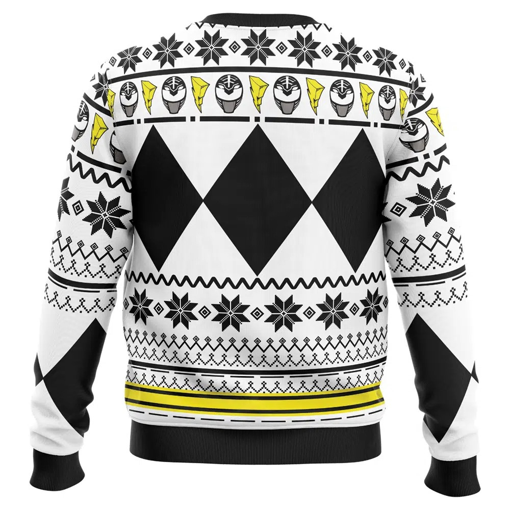 Power Rangers White Ranger Christmas Sweatshirt