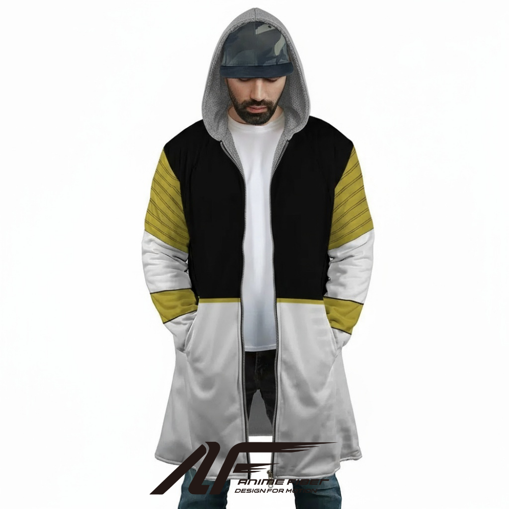Power Rangers White Ranger Mighty Morphin Anime Hoodie Coat | Dream Cloak