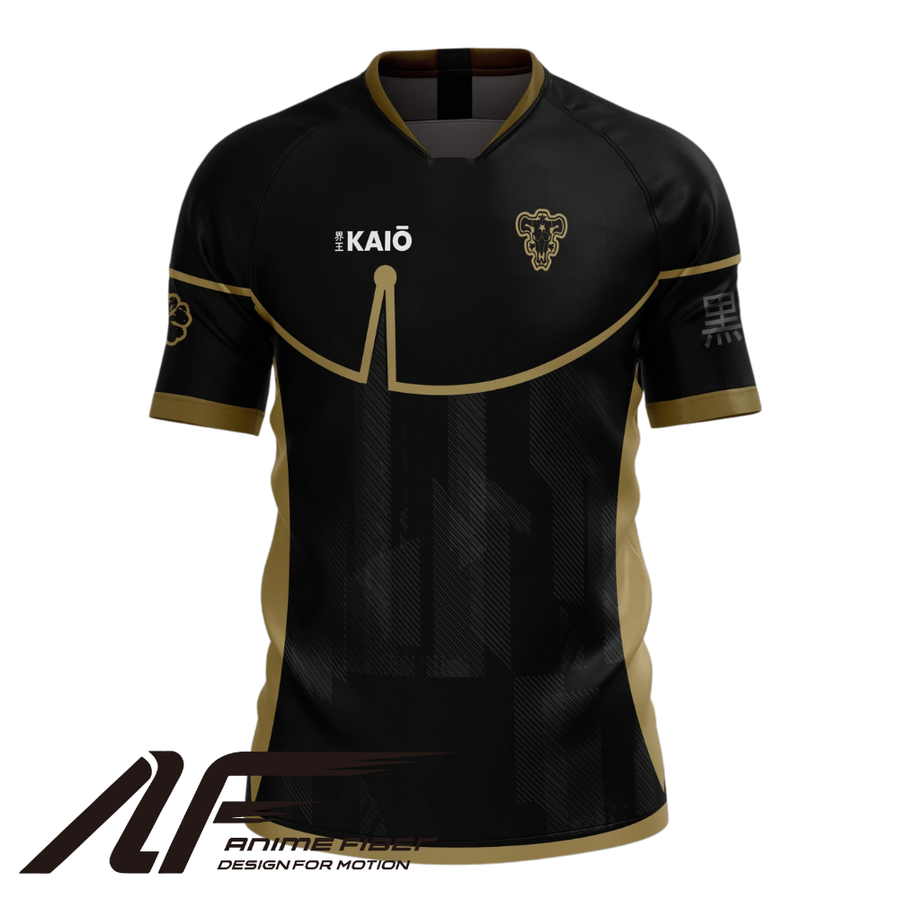 Black Bulls Soccer Jersey | Black Clover Anime Streetwear