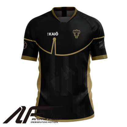 Black Bulls Soccer Jersey | Black Clover Anime Streetwear