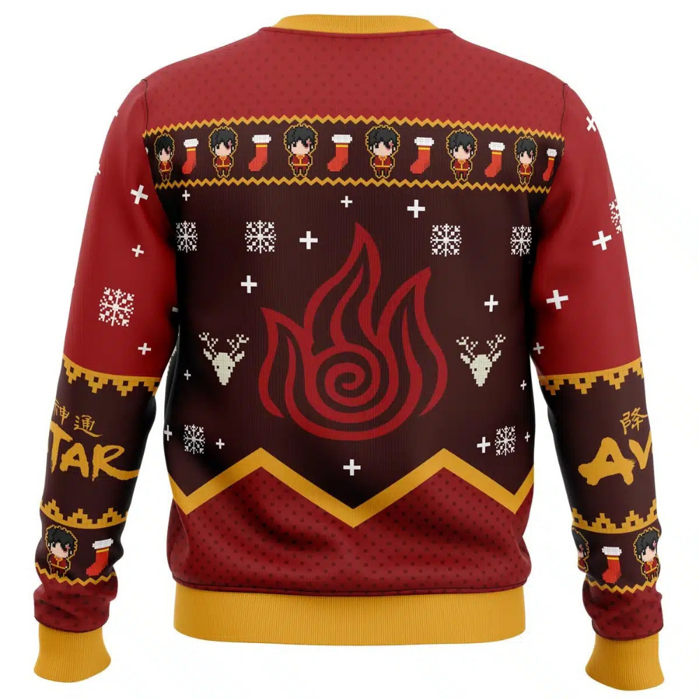 Avatar The Last Airbender Firebenders Christmas Sweatshirt