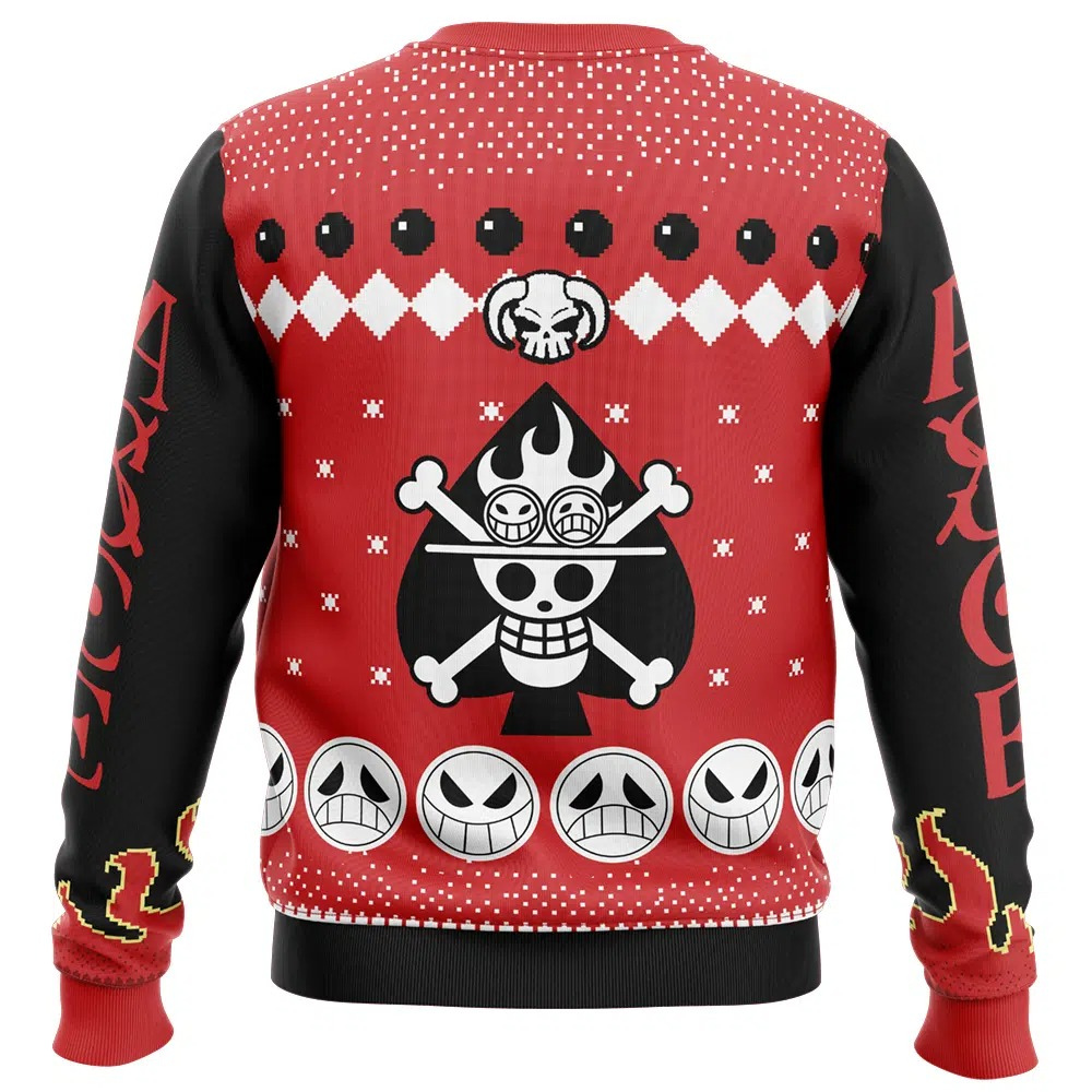One Piece Portgas D. Ace Christmas Sweatshirt