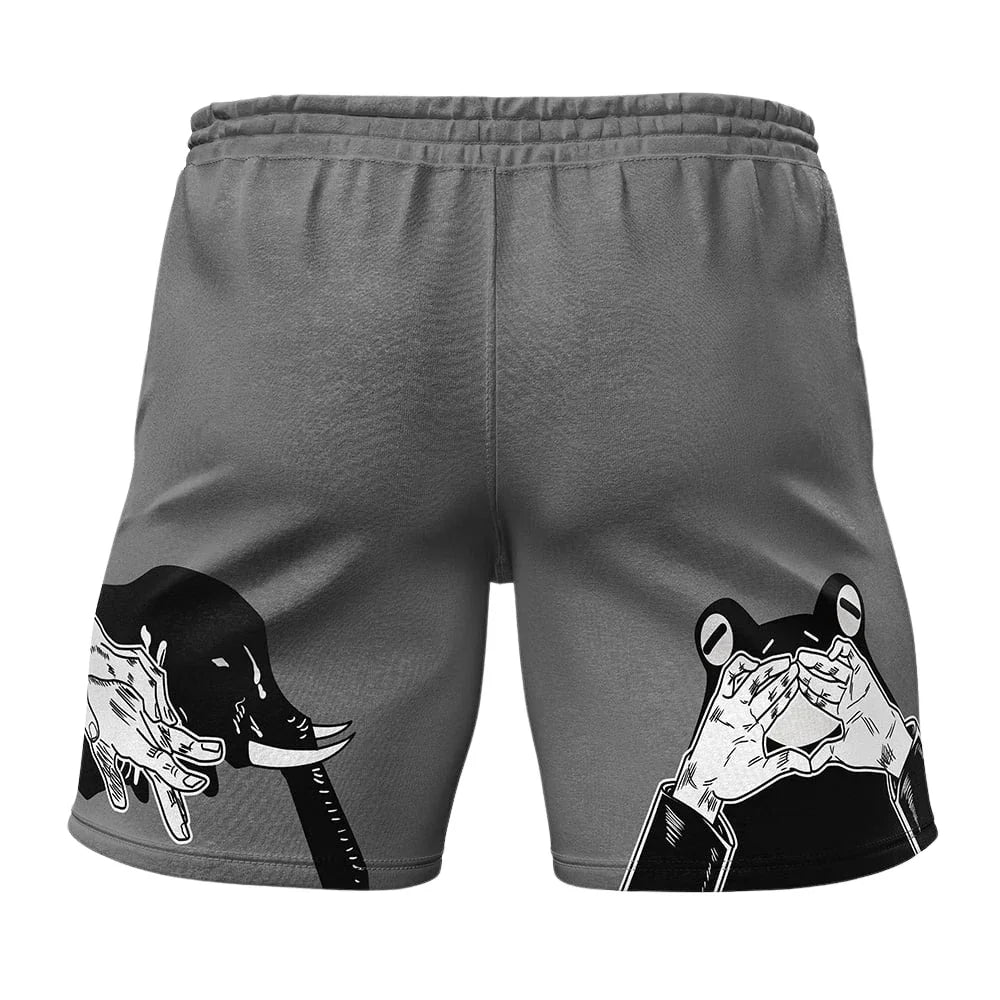 Jujutsu Kaisen Megumi Fushiguro Hand Signs Gym Shorts