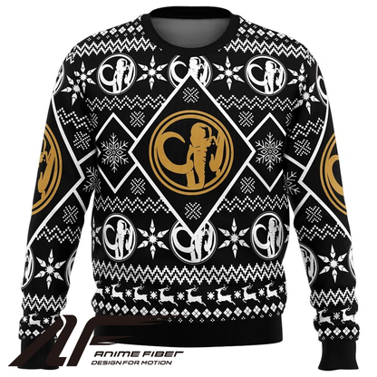 Power Rangers Black Ranger Christmas Sweatshirt