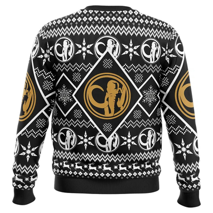 Power Rangers Black Ranger Christmas Sweatshirt