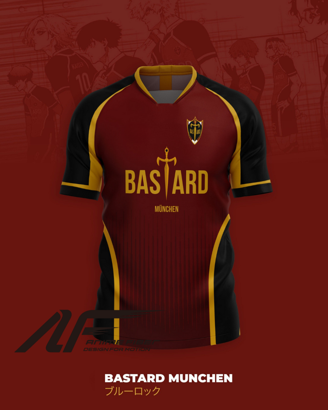 Bastard München Soccer Jersey | Blue Lock Anime Jersey