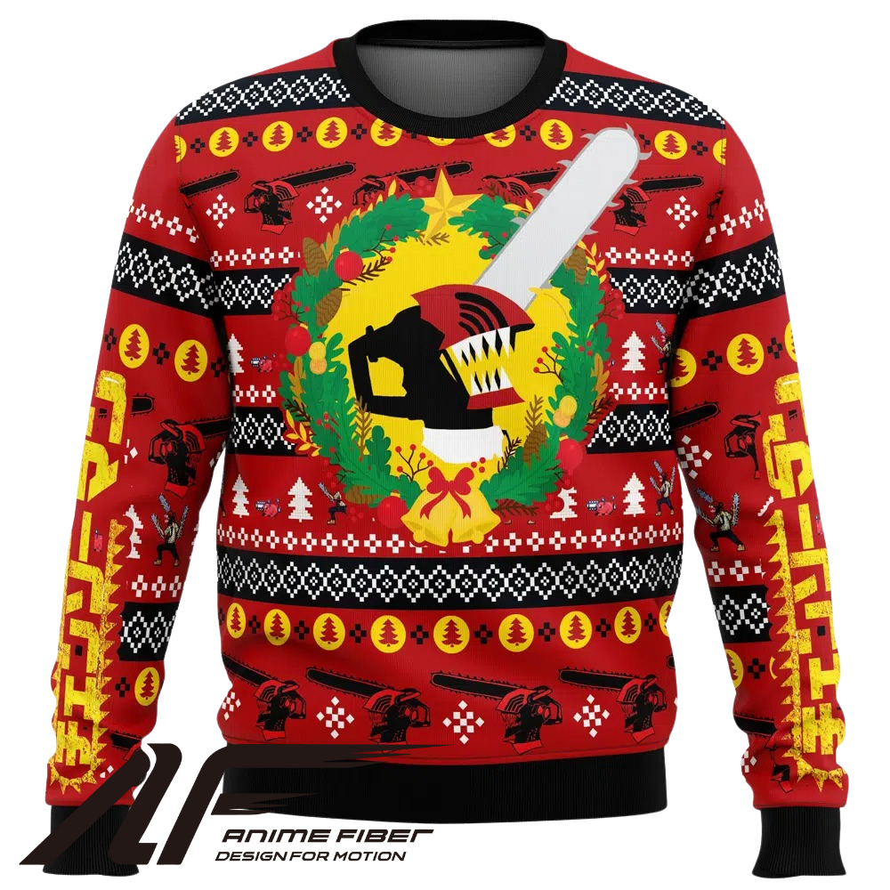 Chainsaw Man Christmas Dream Christmas Sweatshirt