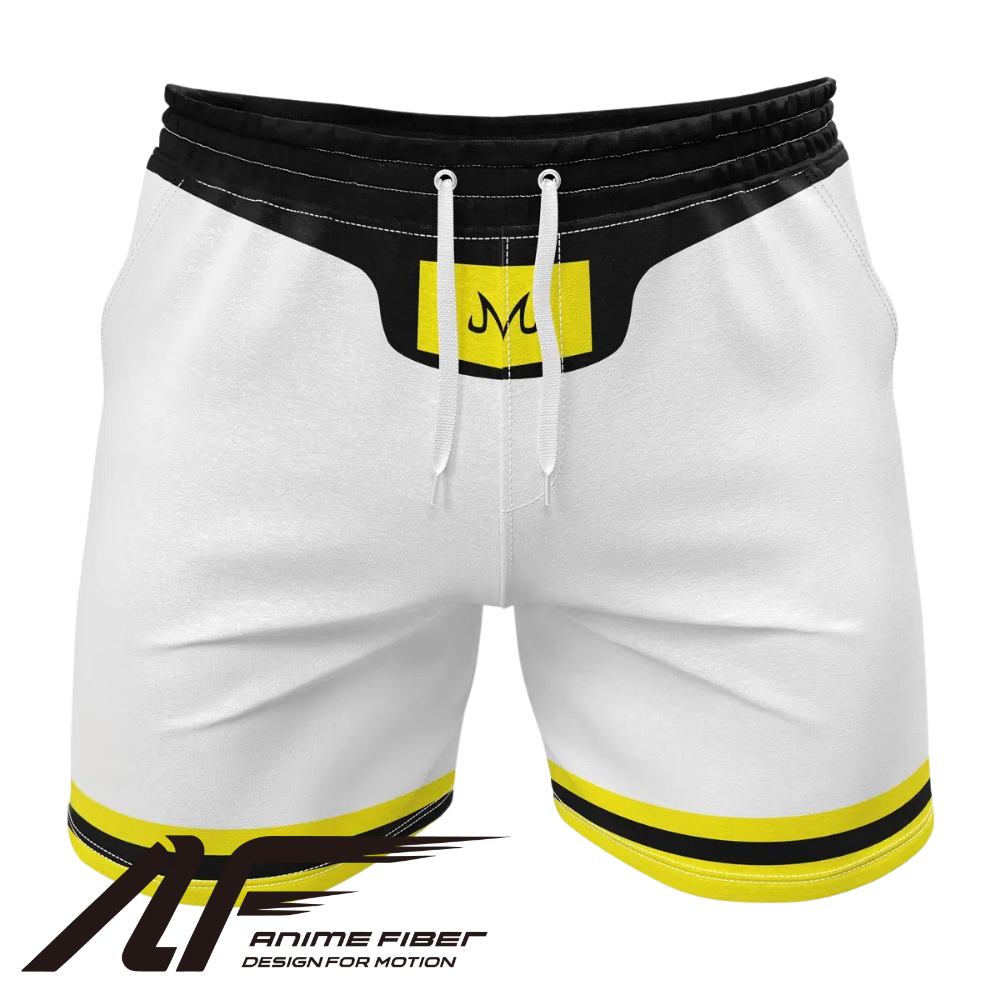 Dragon Ball Z Majin Buu White Gym Shorts