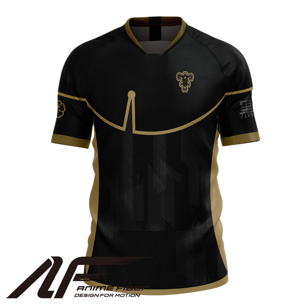 Black Bulls Soccer Jersey | Black Clover Anime Jersey