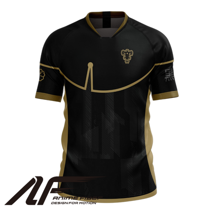 Black Bulls Soccer Jersey | Black Clover Anime Jersey