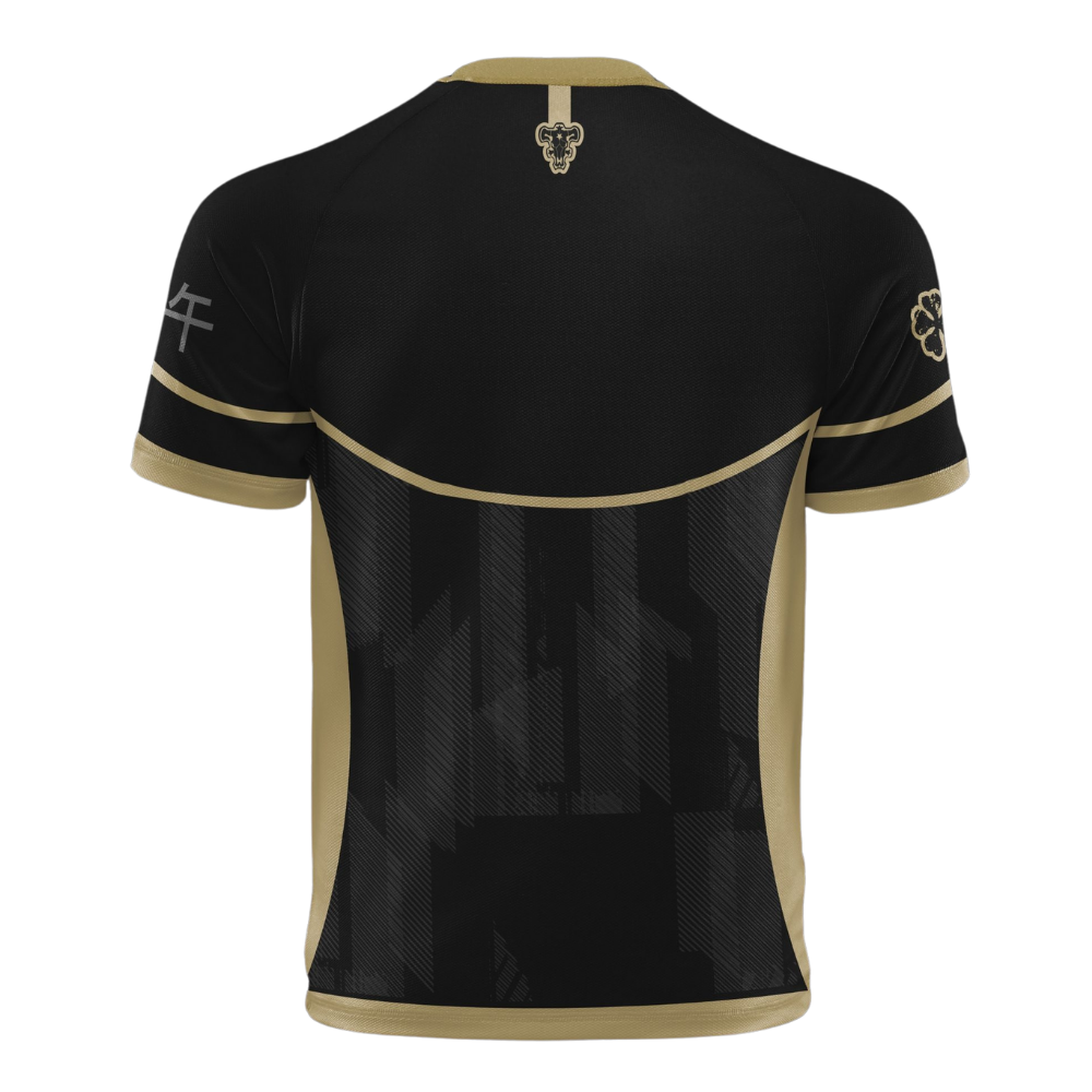Black Bulls Soccer Jersey | Black Clover Anime Streetwear
