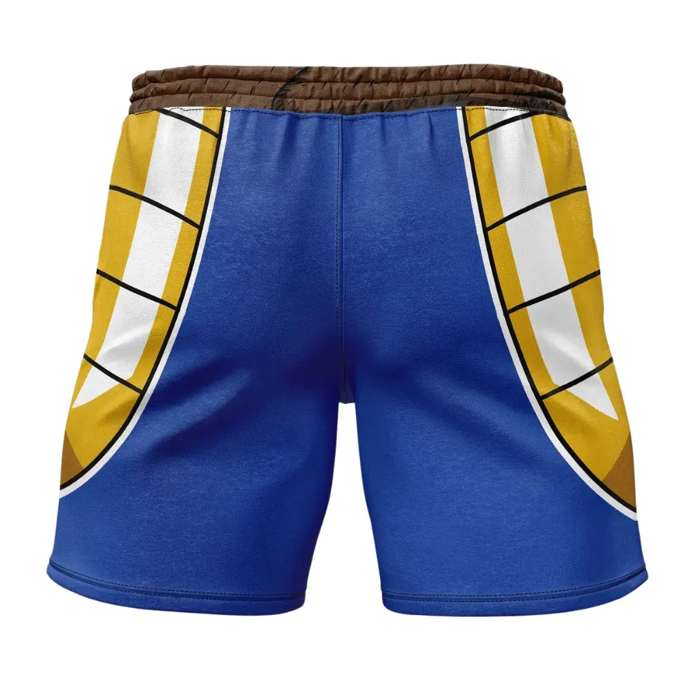 Dragon Ball Z Vegeta Battle Suit V2 Gym Shorts