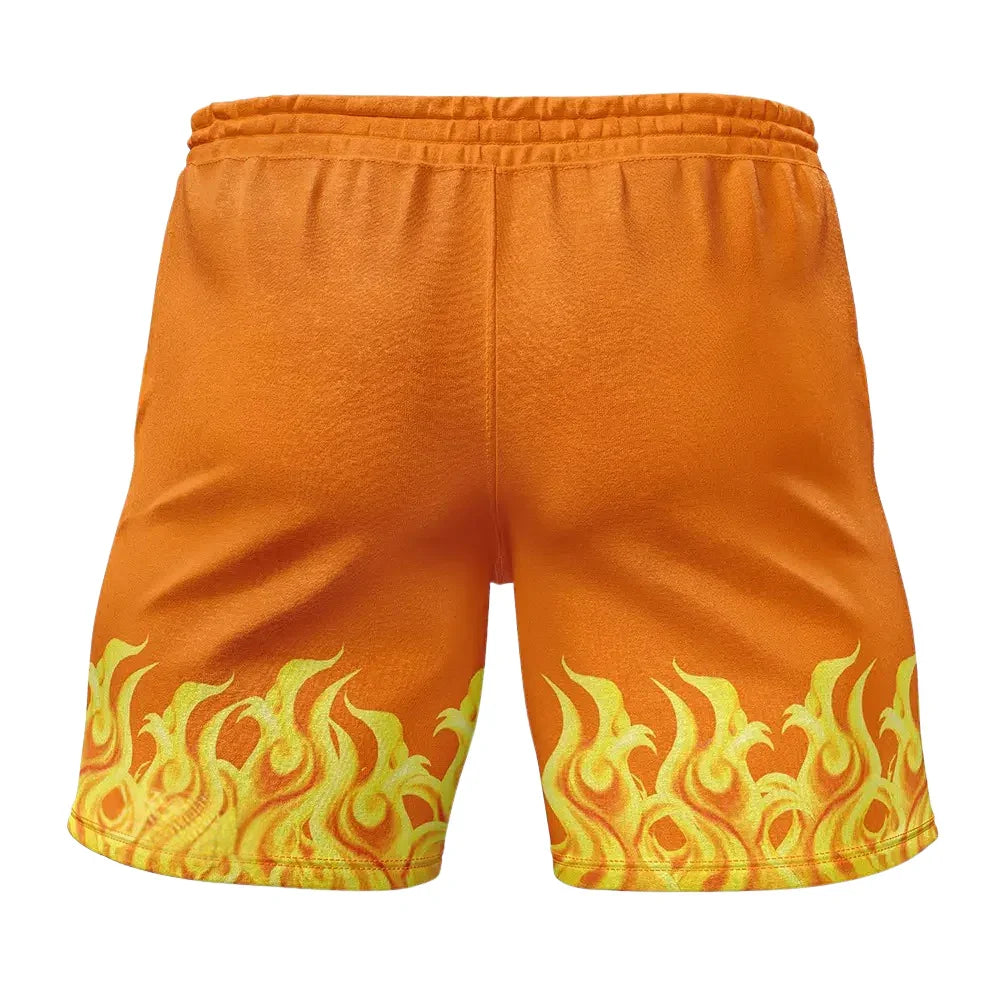 One Piece Portgas D. Ace Gym Shorts