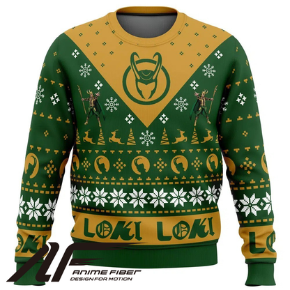 Marvel Comics Loki Christmas Sweatshirt