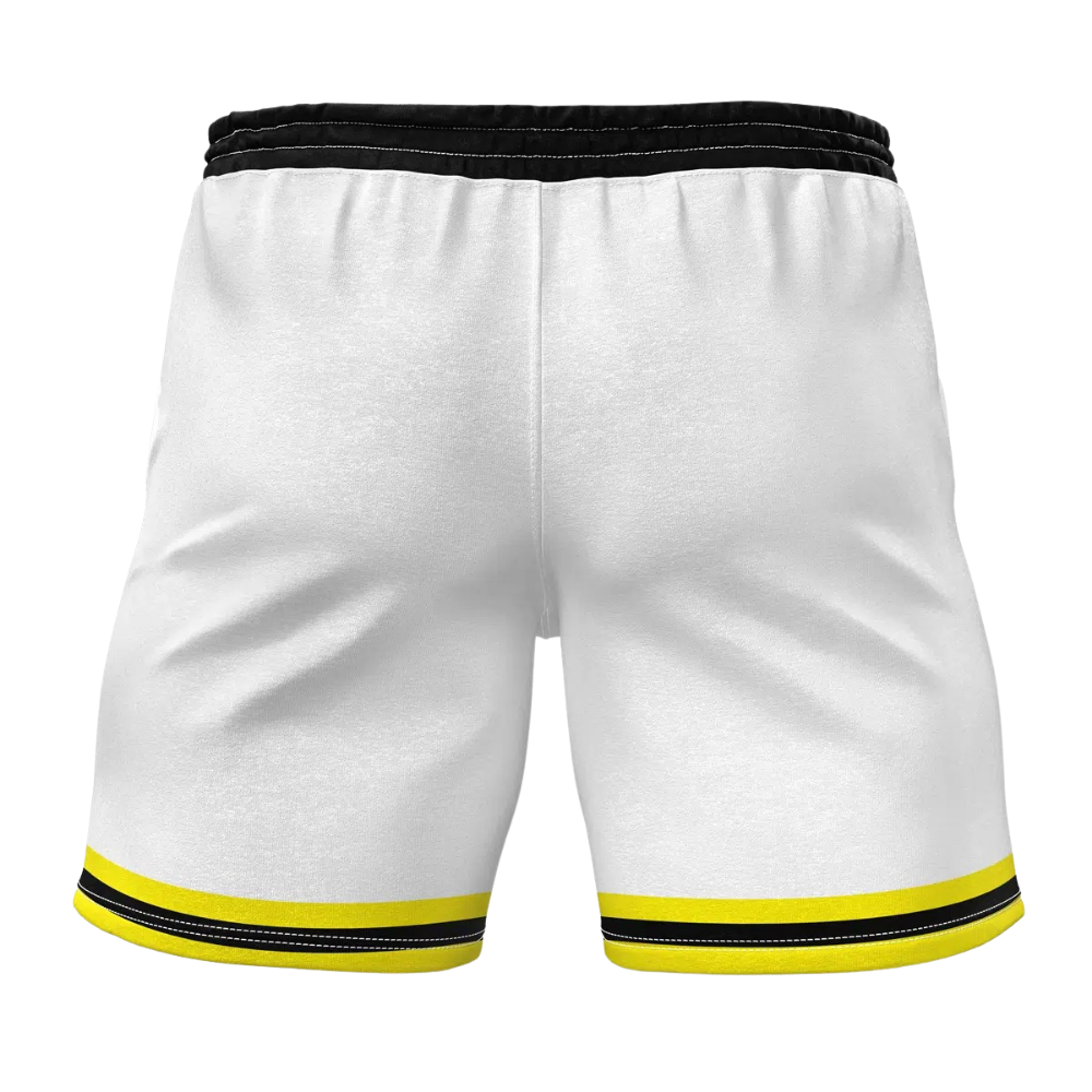 Dragon Ball Z Majin Buu White Gym Shorts