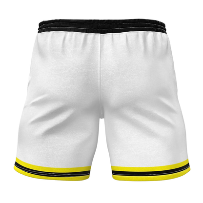 Dragon Ball Z Majin Buu White Gym Shorts