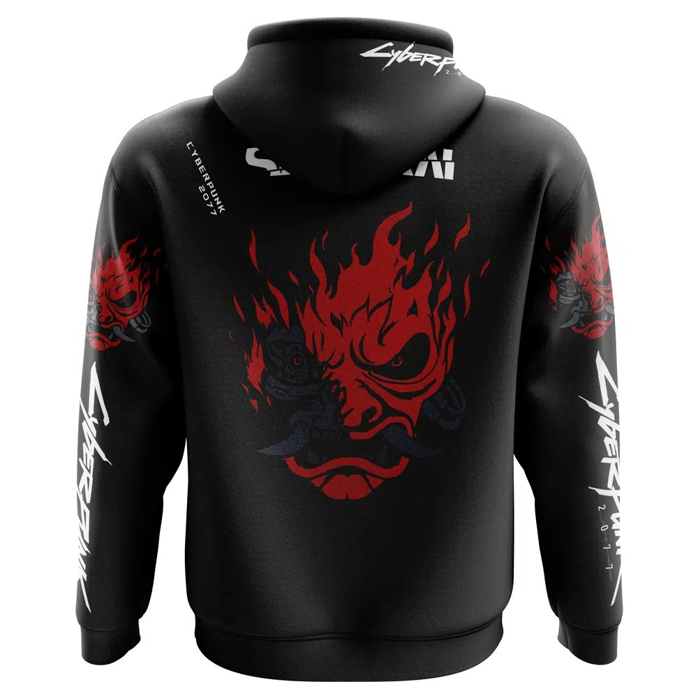 Cyberpunk 2077 Johnny Silverhand Hoodie - ANIME FIBER