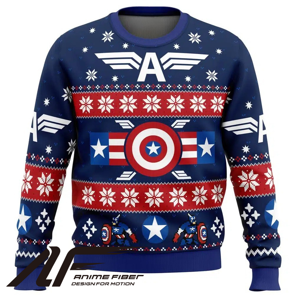 Marvel Captain America Winter Soldier Christmas Sweatshirt