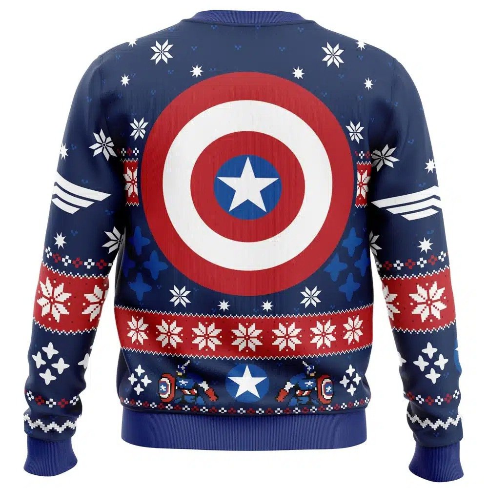 Marvel Captain America Winter Soldier Christmas Sweatshirt