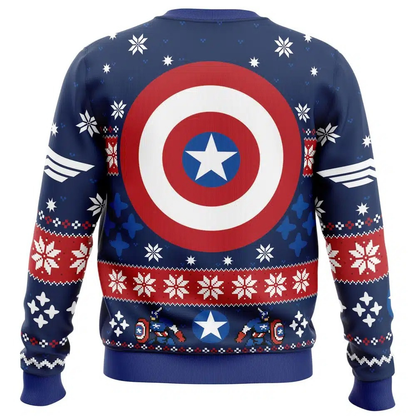 Marvel Captain America Winter Soldier Christmas Sweatshirt
