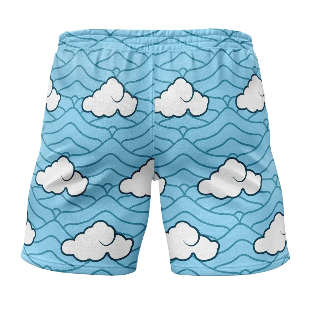 Demon Slayer Sakonji Urokodaki V2 Gym Shorts