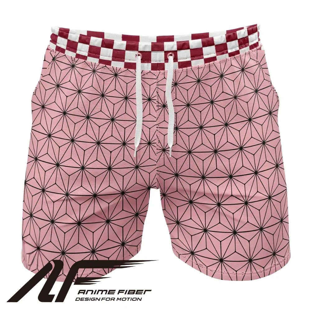 Demon Slayer Nezuko Kamado V2 Gym Shorts