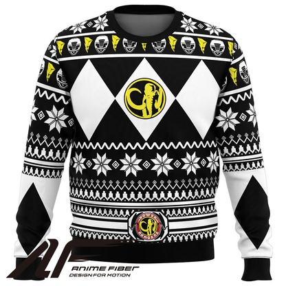 Power Rangers Black Ranger Christmas Sweatshirt