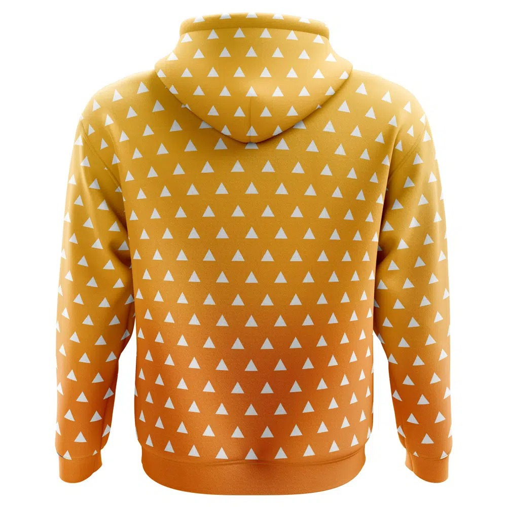 Demon Slayer Zenitsu Agatsuma Hoodie - ANIME FIBER