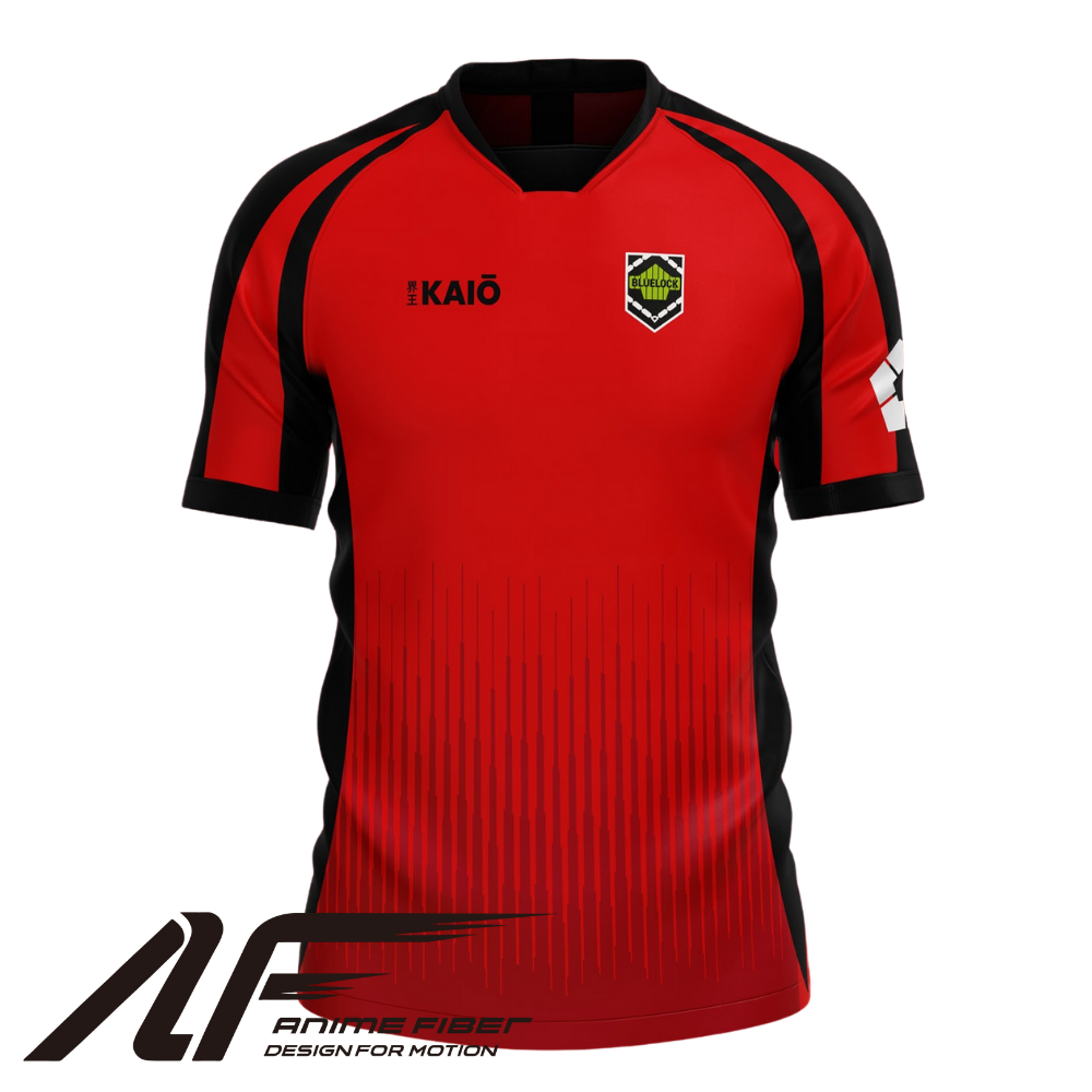 Red Team Soccer Jersey | Blue Lock Anime Streetwear