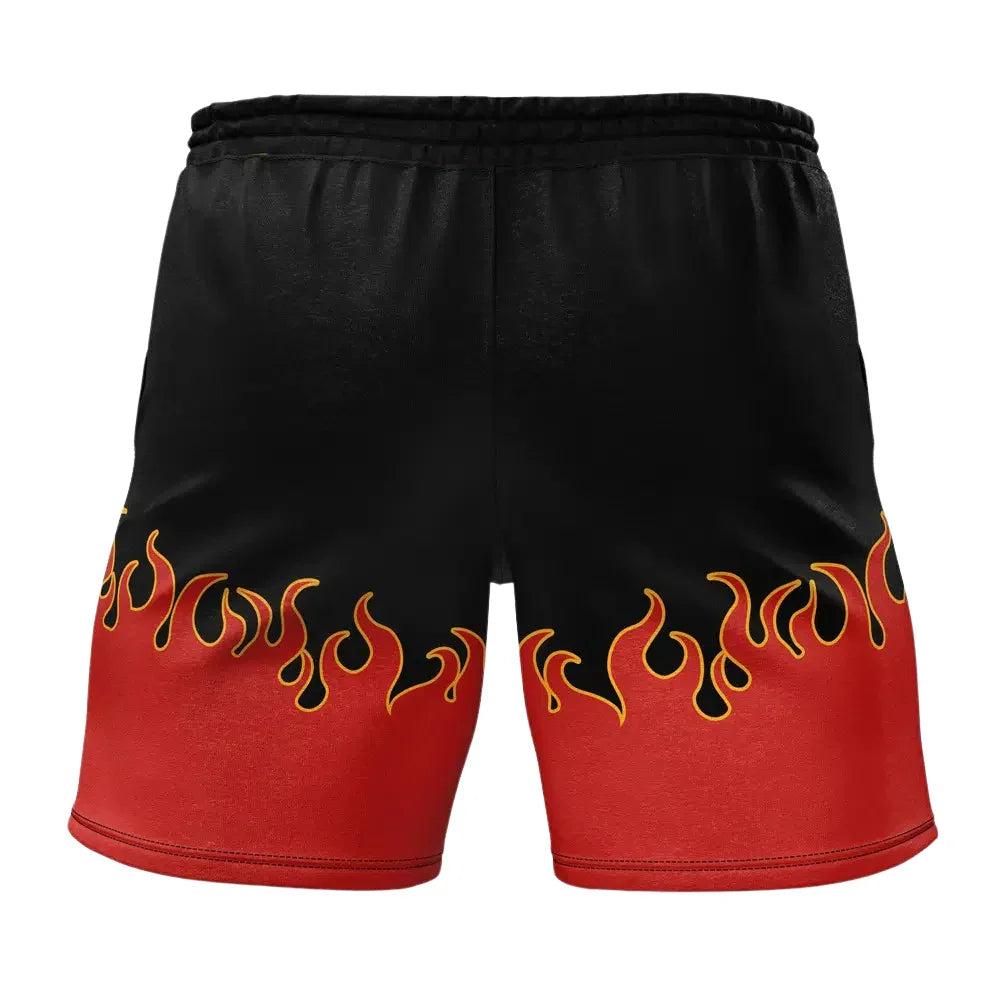 One Piece Portgas D. Ace V2 Gym Shorts