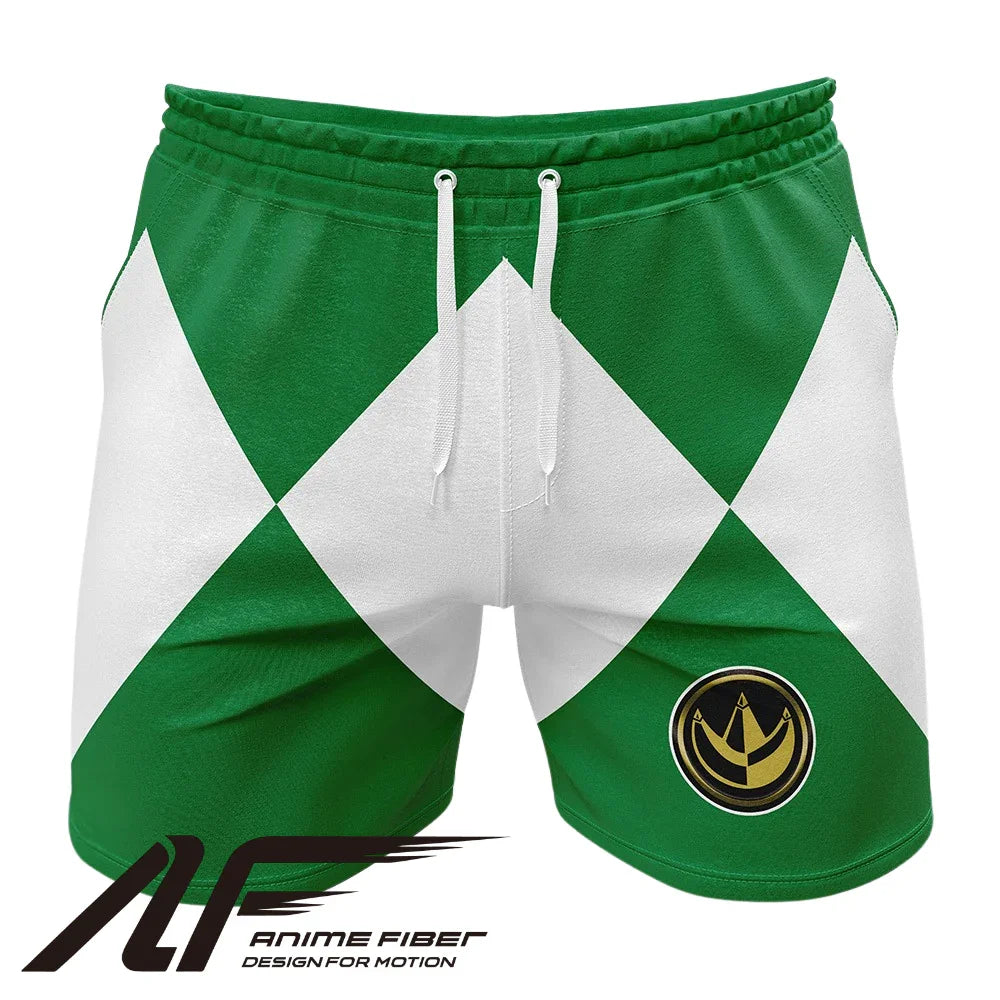 Power Rangers Green Ranger Power Coin Gym Shorts