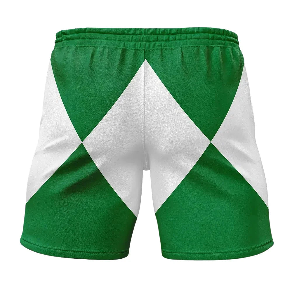 Power Rangers Green Ranger Power Coin Gym Shorts