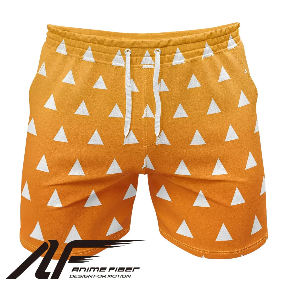Demon Slayer Zenitsu Agatsuma Gym Shorts
