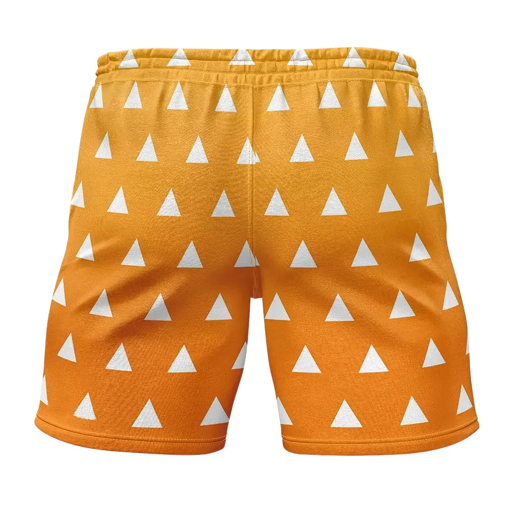 Demon Slayer Zenitsu Agatsuma Gym Shorts