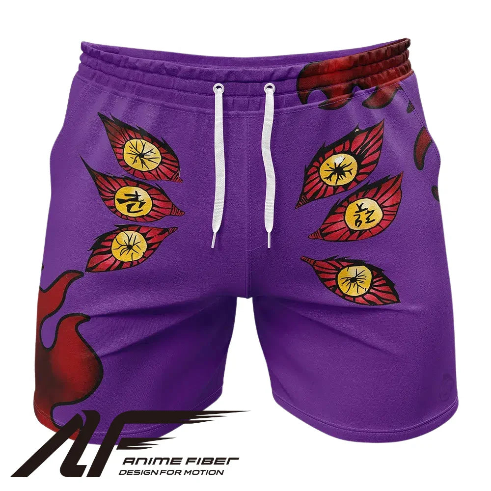 Demon Slayer Kokushibo Gym Shorts