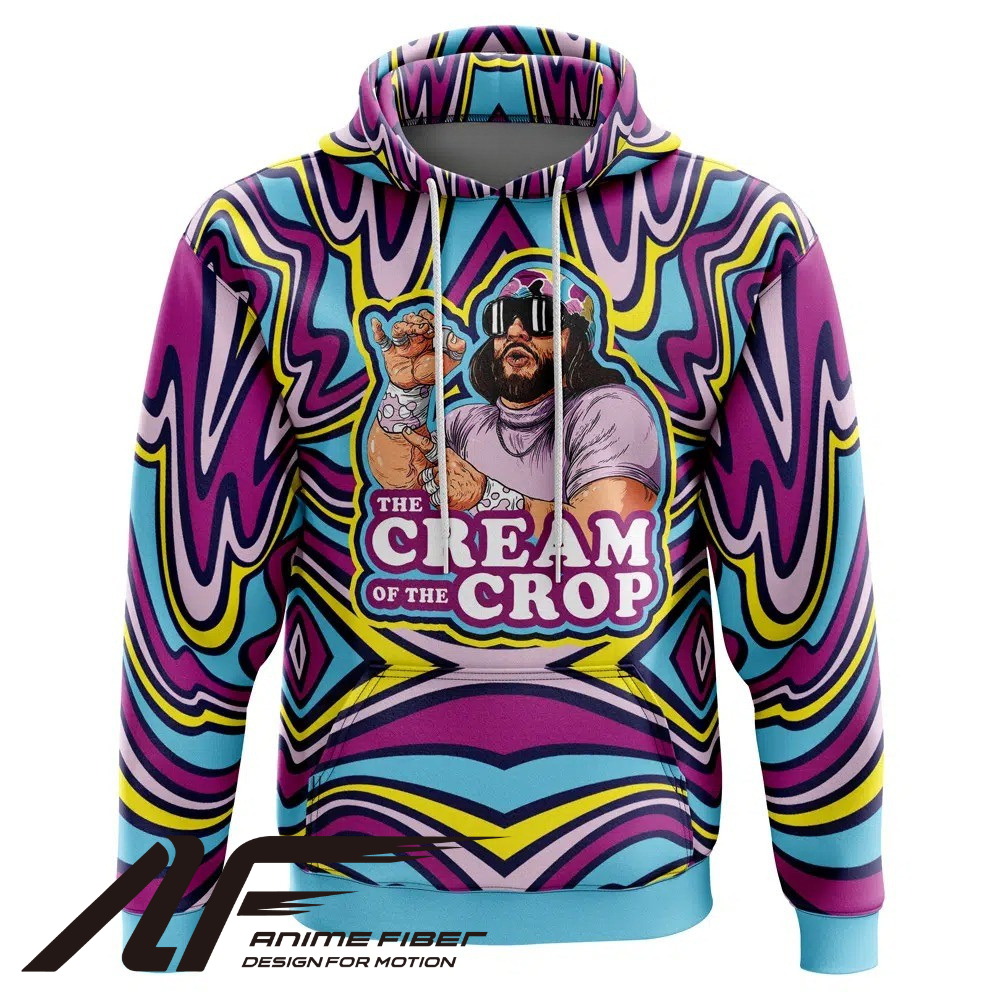 The Cream of the Crop Trippy Randy Savage Hoodie - ANIME FIBER