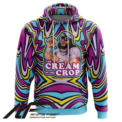 The Cream of the Crop Trippy Randy Savage Hoodie - ANIME FIBER