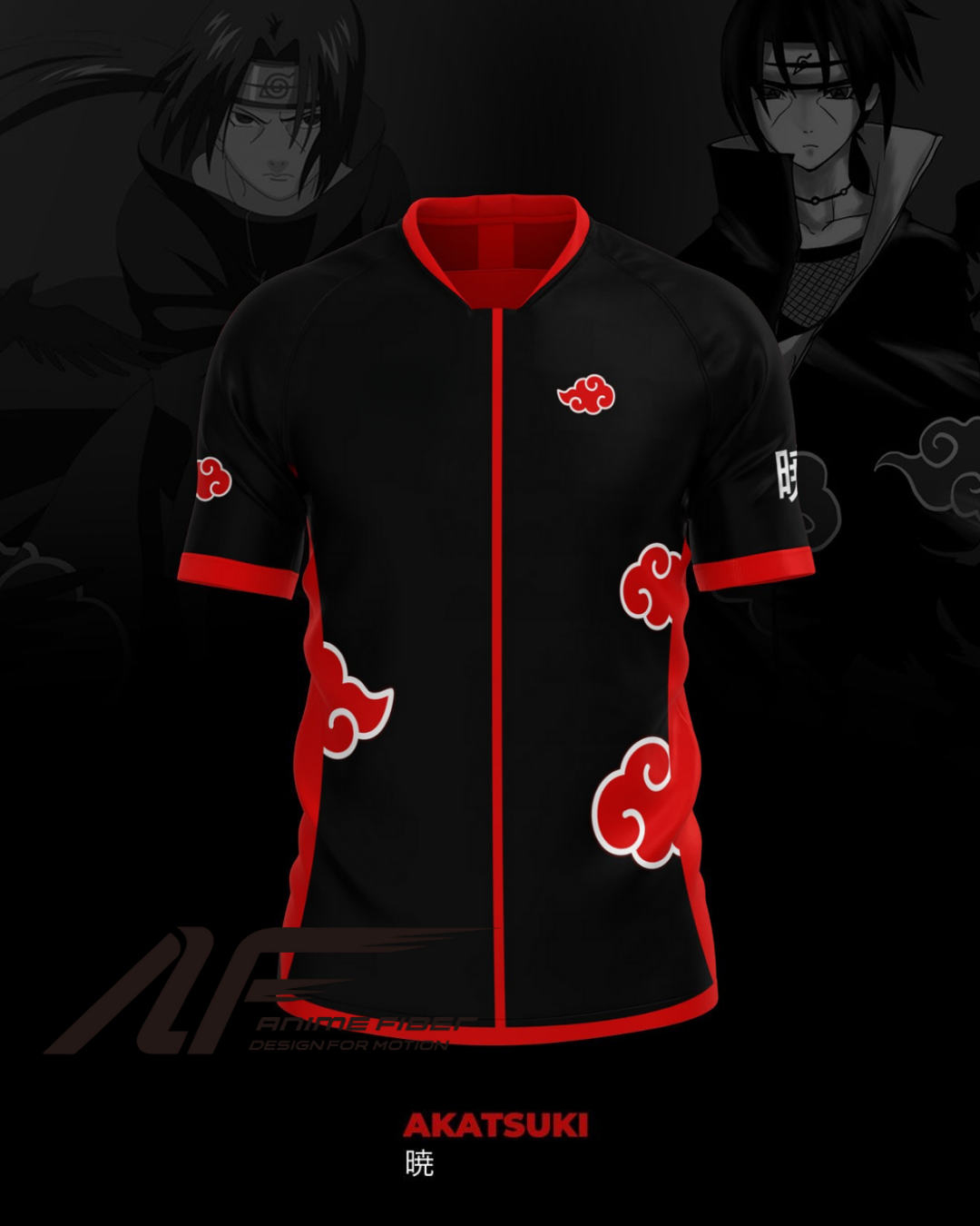 Akatsuki Soccer Jersey | Naruto Anime Jersey