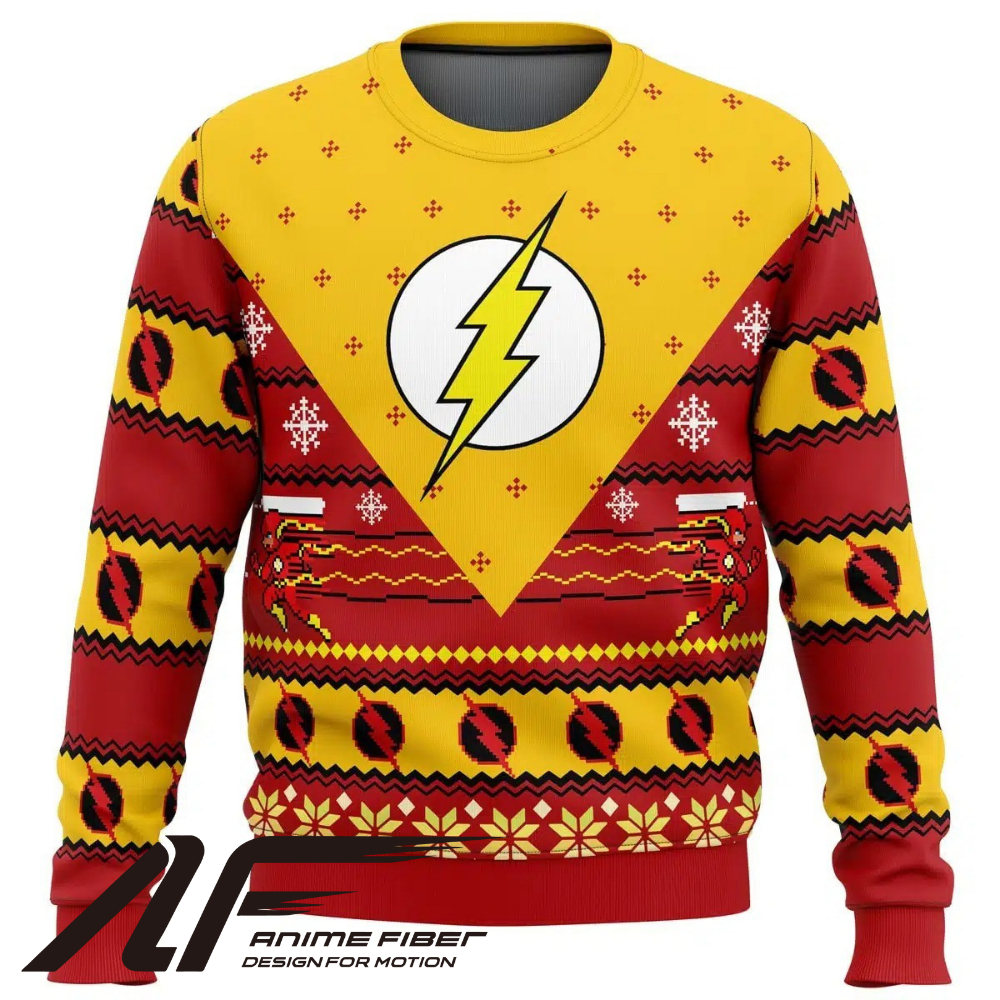 DC Comics The Flash Christmas Sweatshirt
