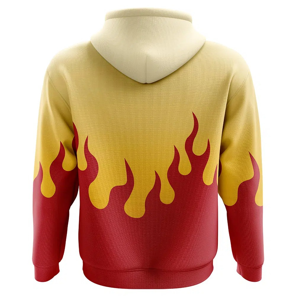 Demon Slayer Kyojuro Rengoku Hoodie - ANIME FIBER