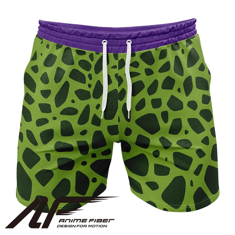 Dragon Ball Z Cell Gym Shorts