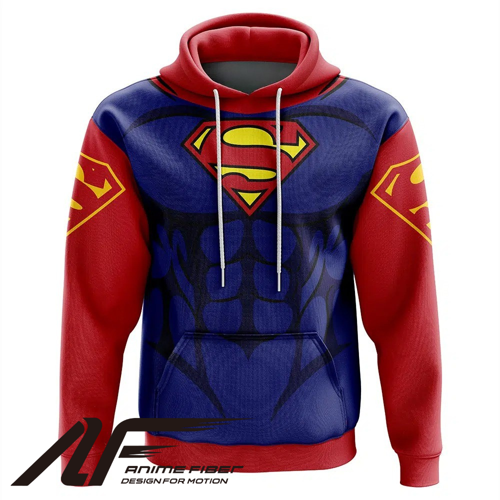 DC Comics Superman Hoodie - ANIME FIBER