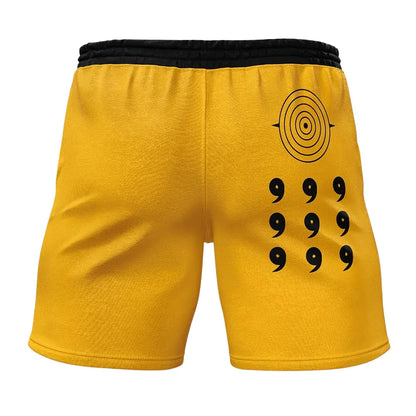 Naruto Shippuden Six Paths Sage Mode Gym Shorts