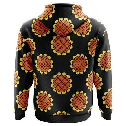 One Piece Monkey D. Luffy Black Dressrosa Hoodie - ANIME FIBER