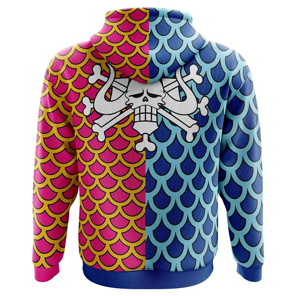 One Piece Kaido Pattern Hoodie - ANIME FIBER