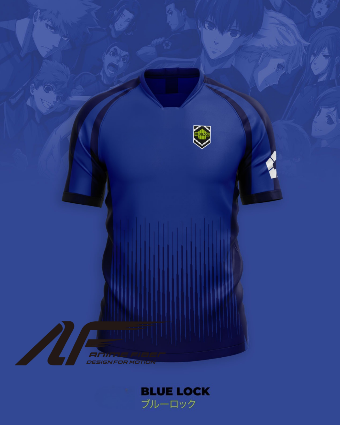 Blue Team Soccer Jersey | Blue Lock Anime Jersey